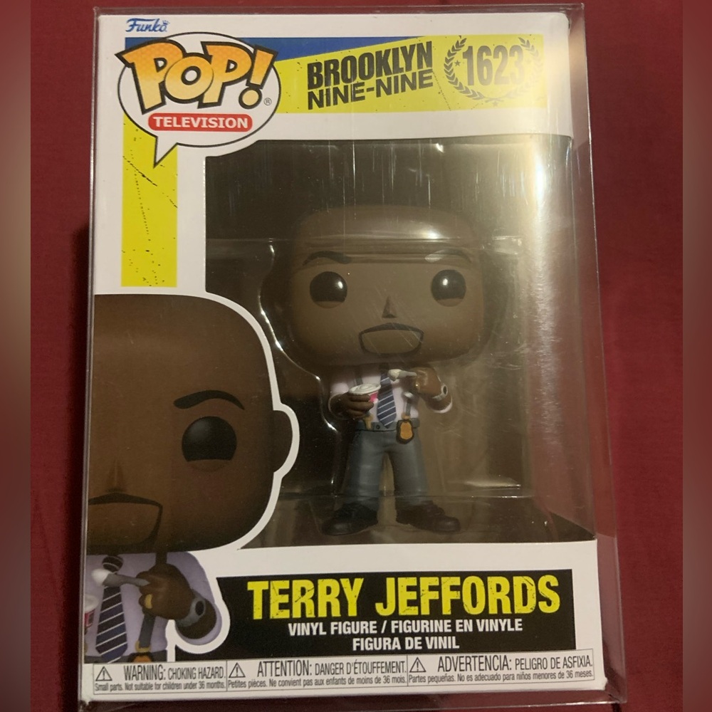 Funko Pop Brooklyn Nine-Nine Terry Jeffords Figure with Colorful Tie